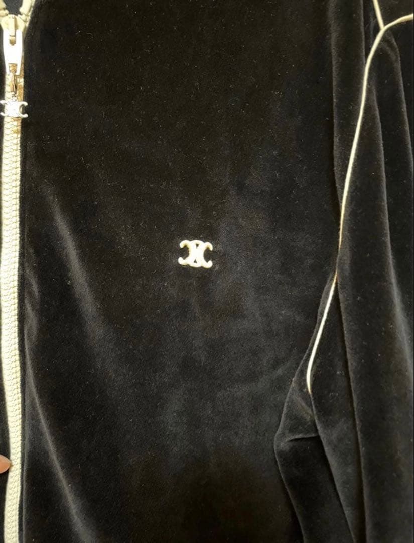 celine ベロアトラックジャケット　Lサイズ