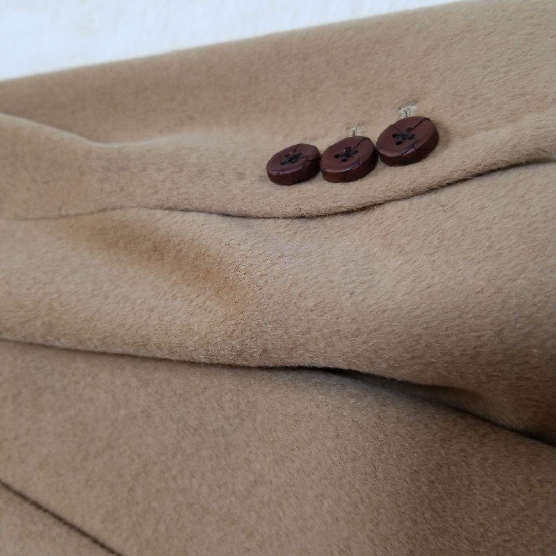 【超美品】コムサメン　アンゴラ　ハーフコート　キャメル　M　タグ付き