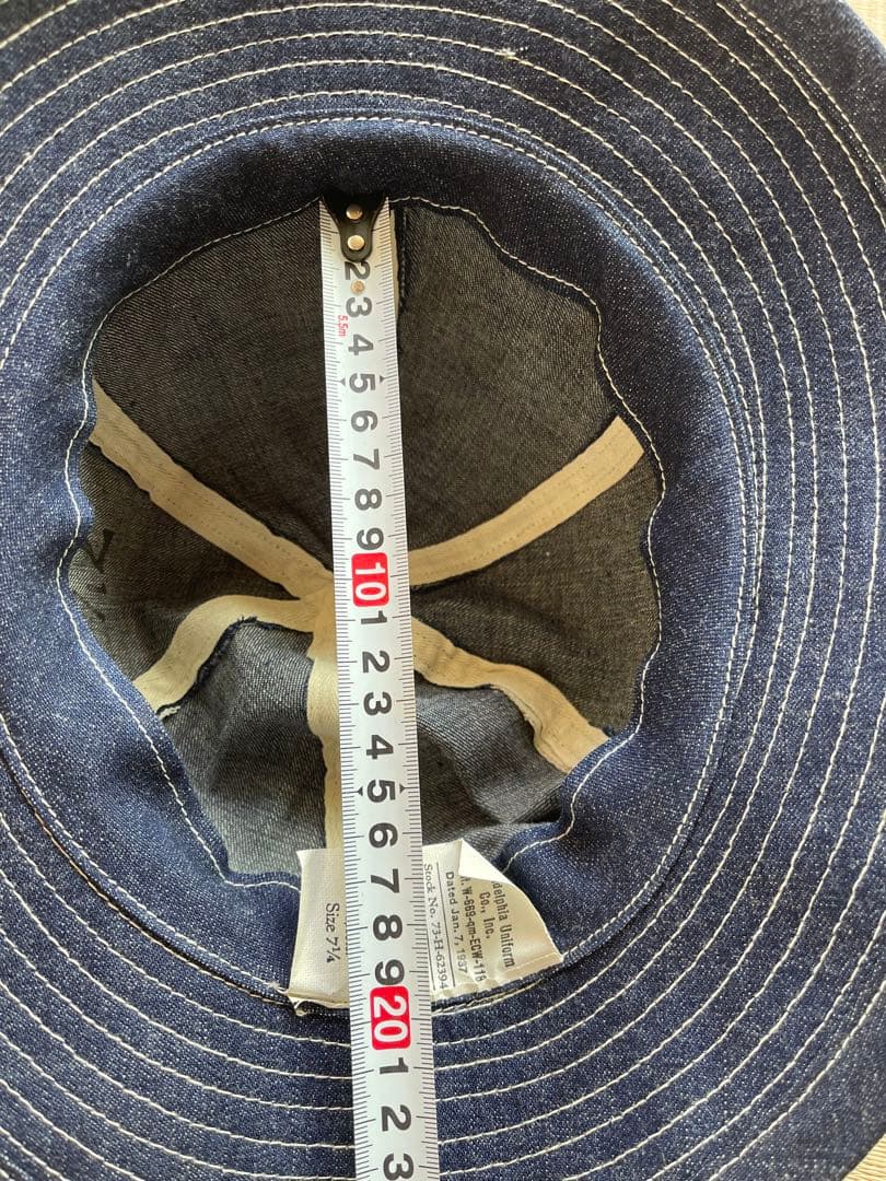 30s US ARMY M-37 デニムハット デッドストック