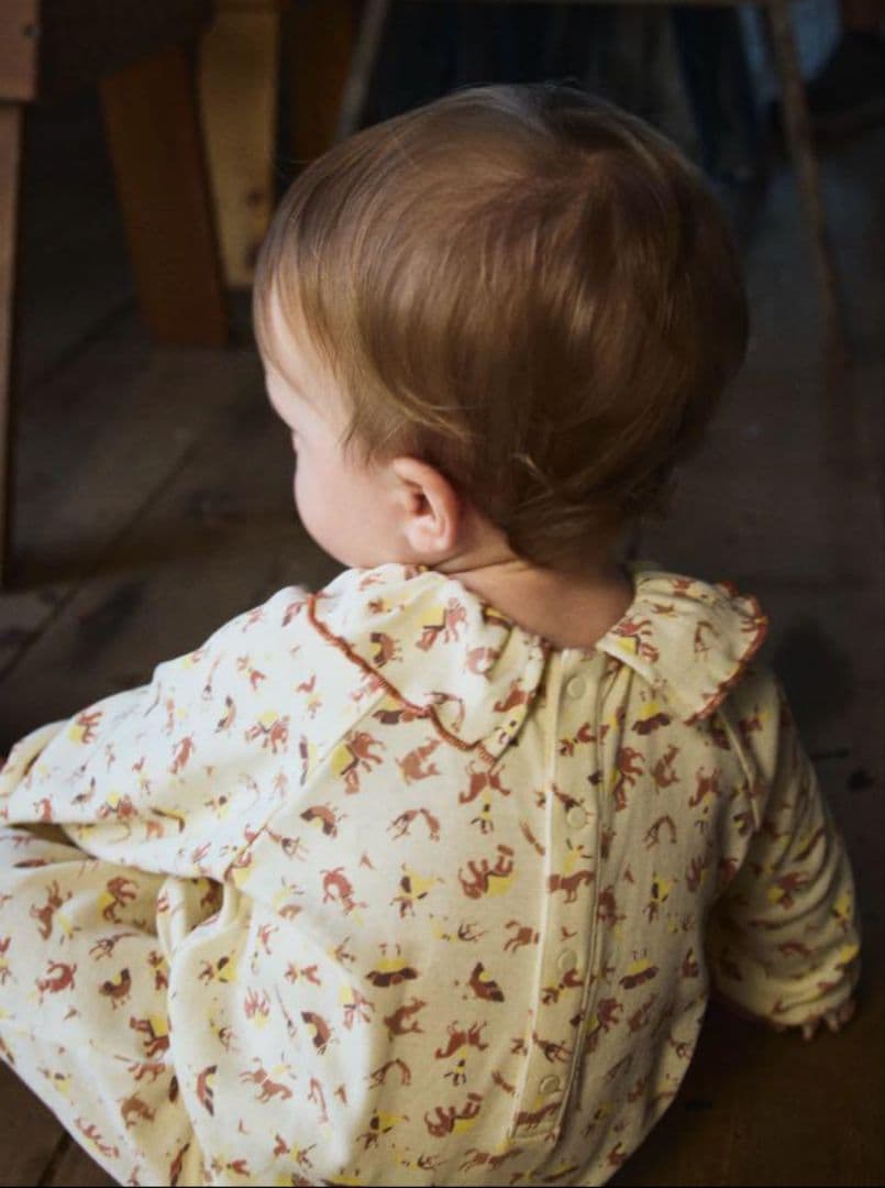 完売　2025AW Baby Pierrot Onesie 3-6М