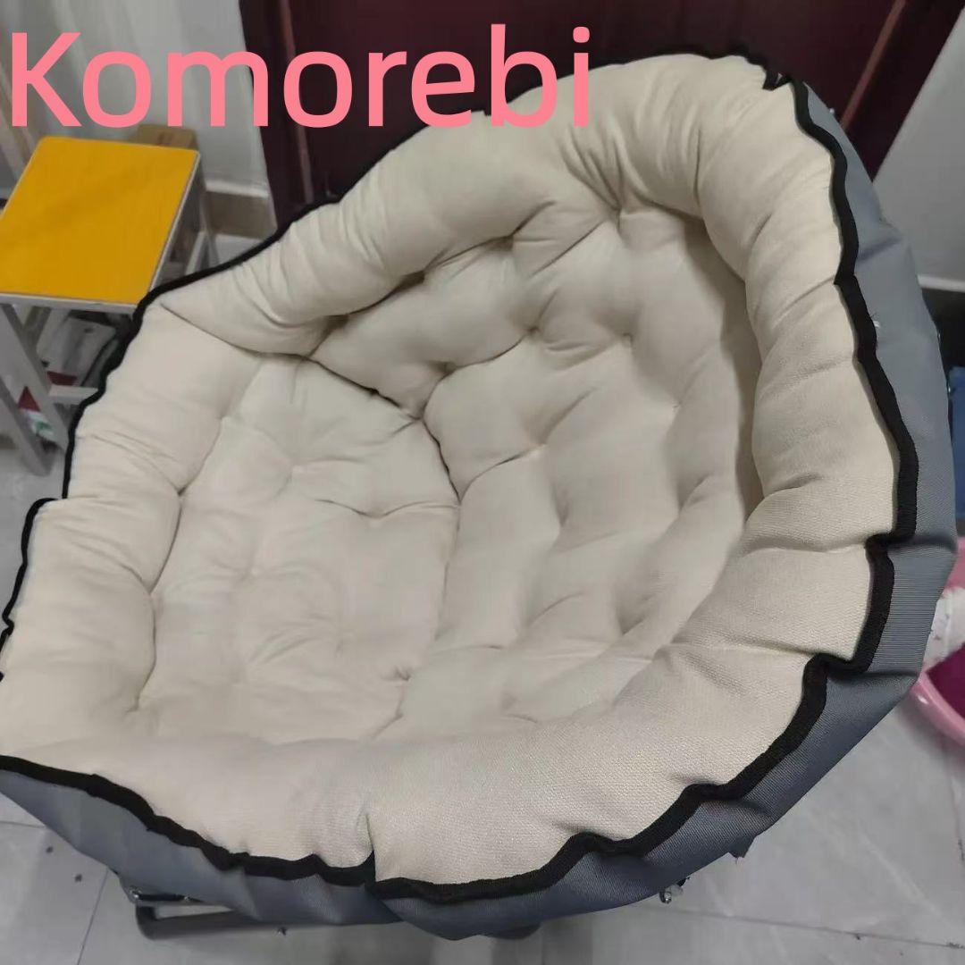 Komorebi 犬用クッションベッド クリーム色