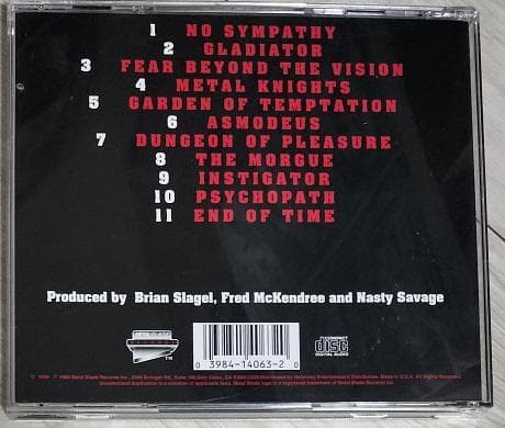 NASTY SAVAGE スラッシュメタル名盤　EXODUS/OVERKILL