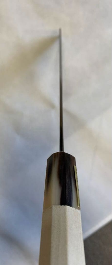 笠原刃物　重廣x池田美和　白ニ　切付け筋引き240