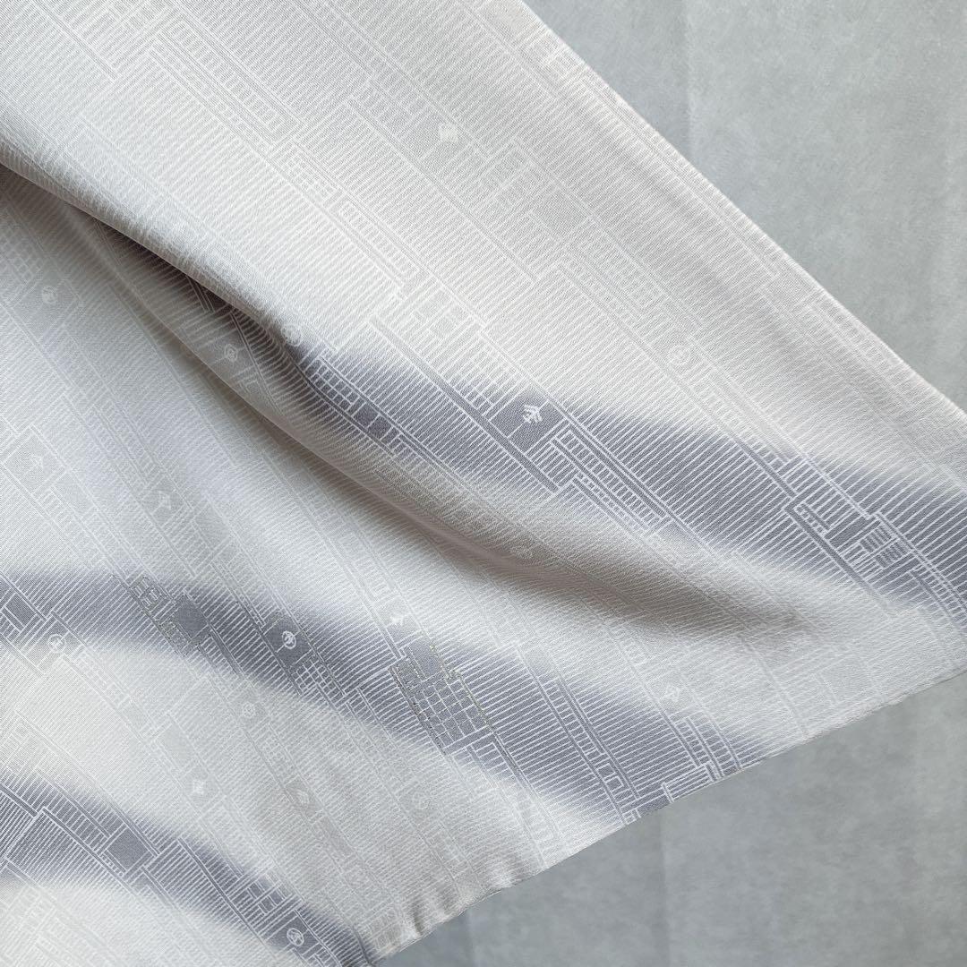 付け下げ　フルセット　着物　正絹　トールサイズ　訪問着　刺繍　粋シンプル　J8