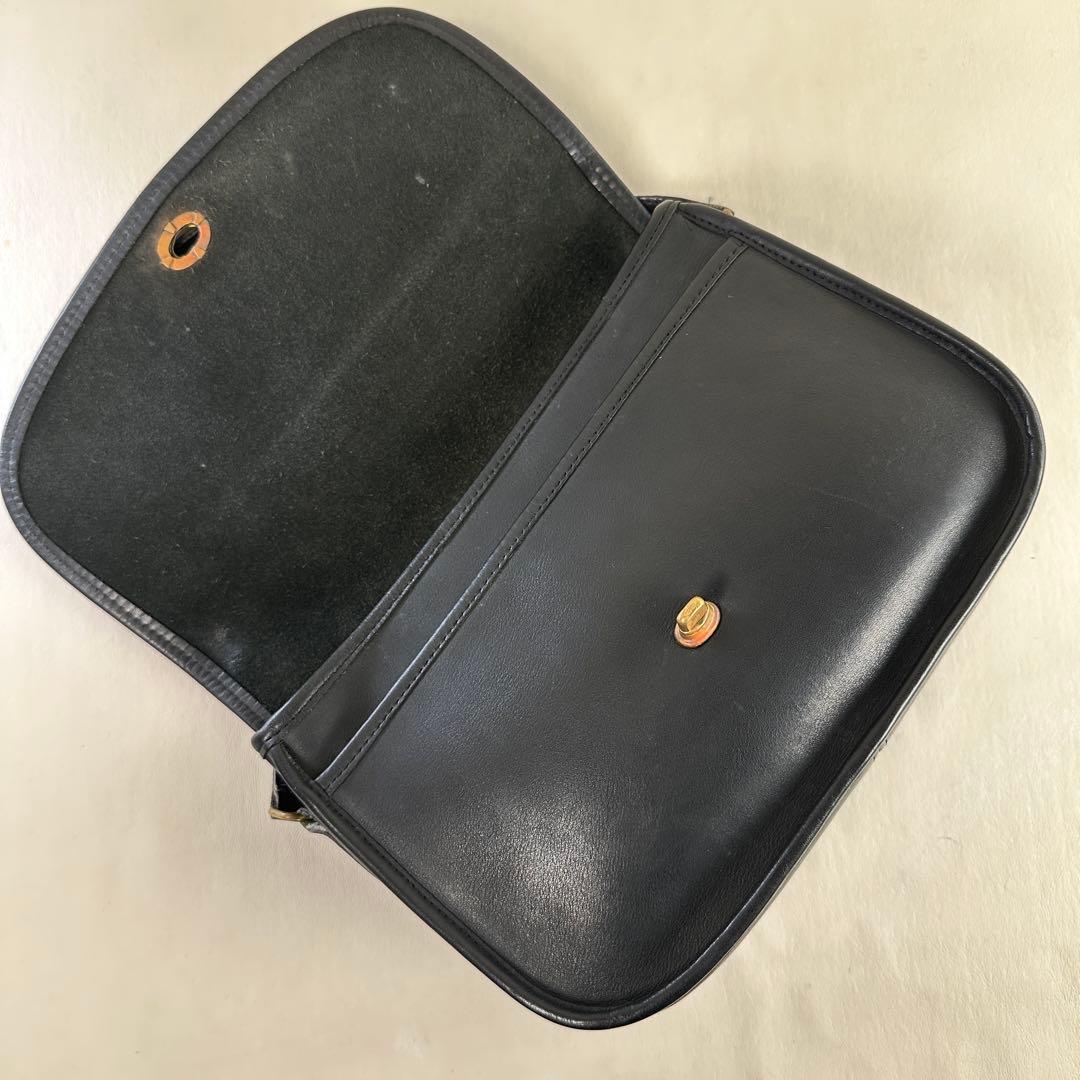 極希少 オールドCOACH 014-0146 USA製 本革 ショルダーバッグ