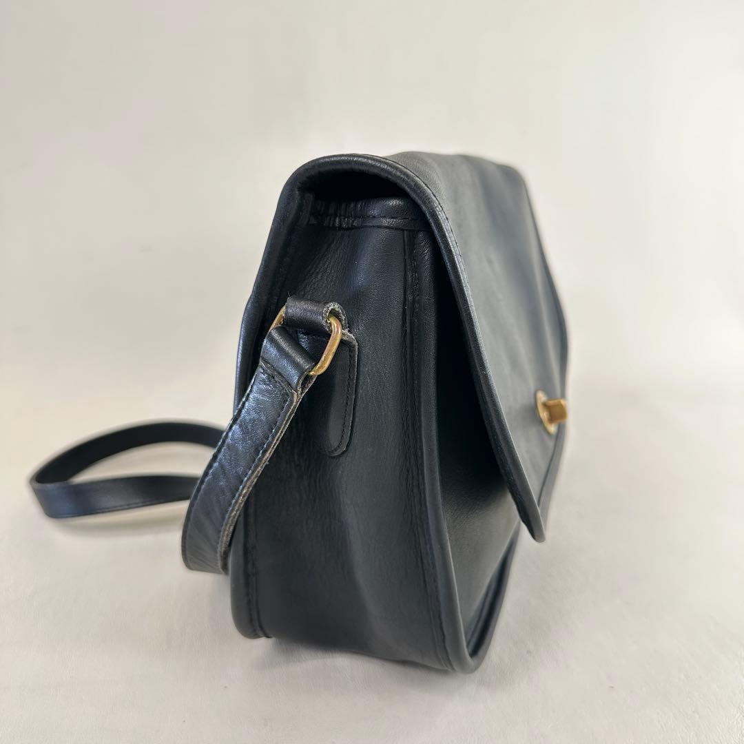 極希少 オールドCOACH 014-0146 USA製 本革 ショルダーバッグ