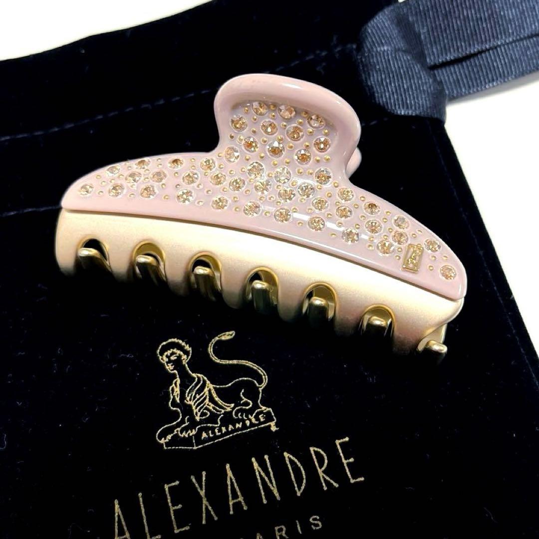 ♡新品♡ ALEXANDRE DE PARIS ヘアクリップ ベージュ M