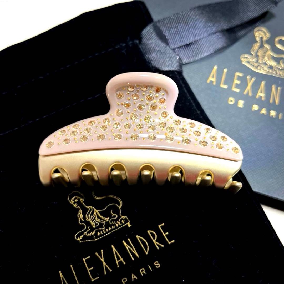 ♡新品♡ ALEXANDRE DE PARIS ヘアクリップ ベージュ M