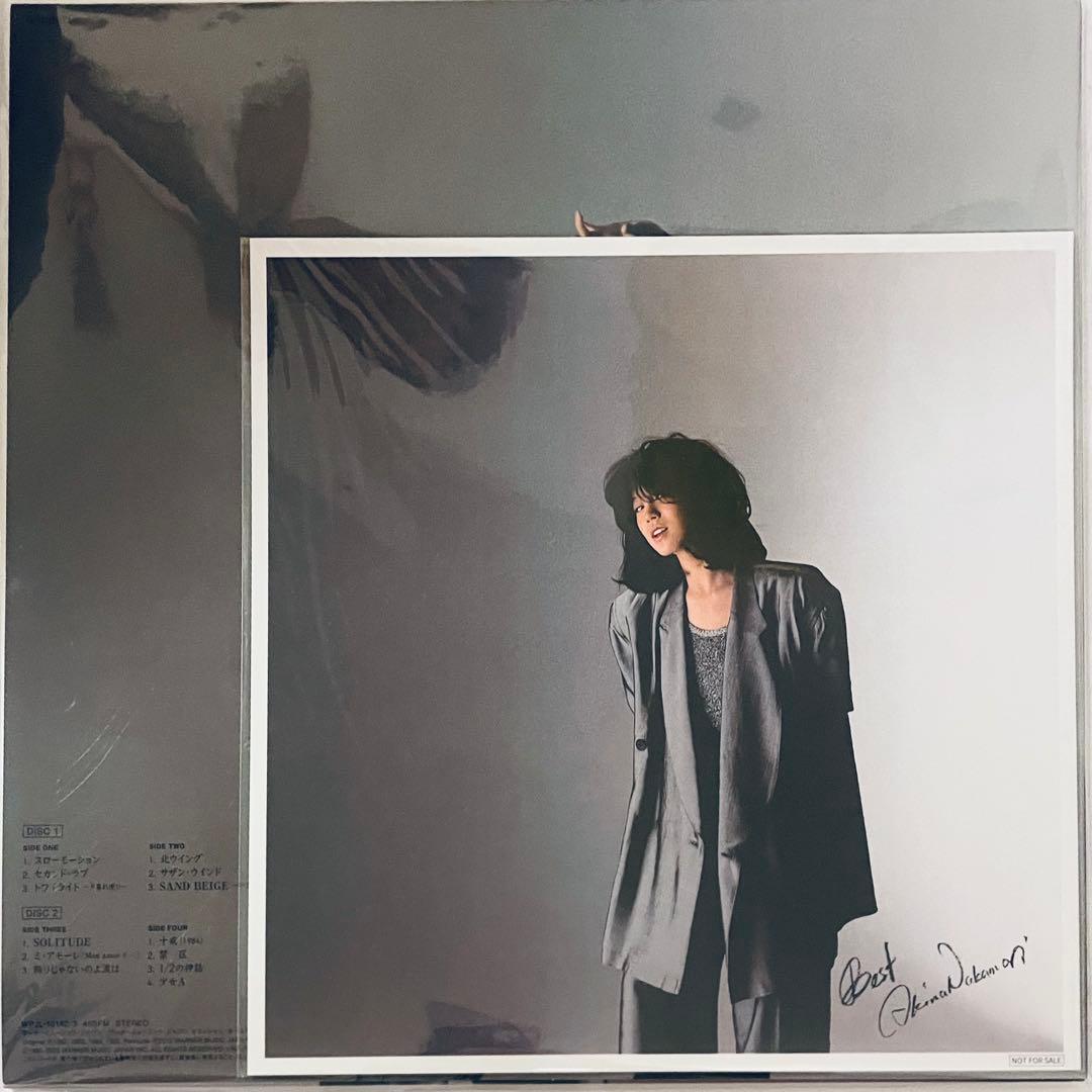 中森明菜　BEST　ベスト　２枚組　４５回転高音質　レコード　メガジャケ付き