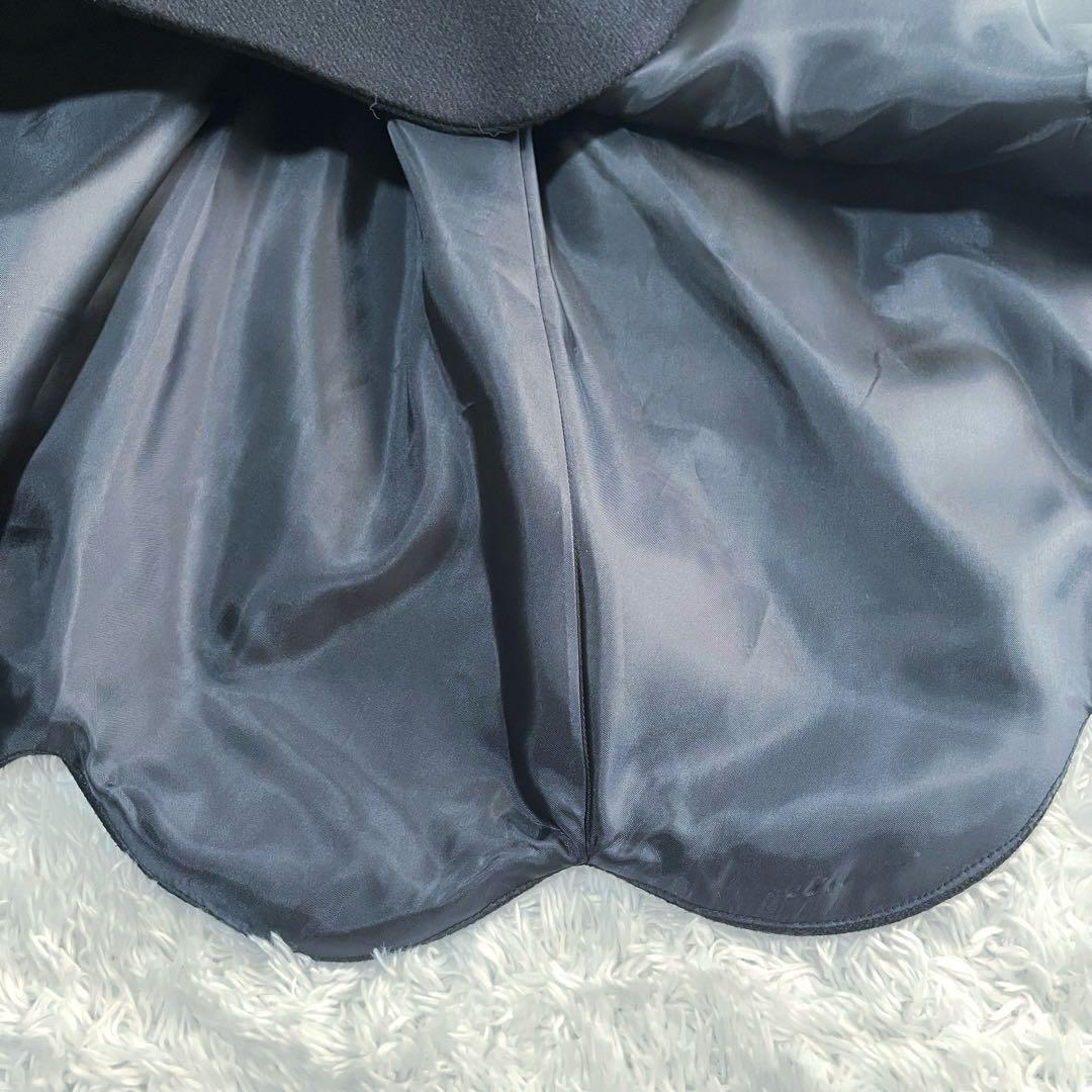 Bibiy. MELINDA CAPE BLACK リボン付き　ケープコート