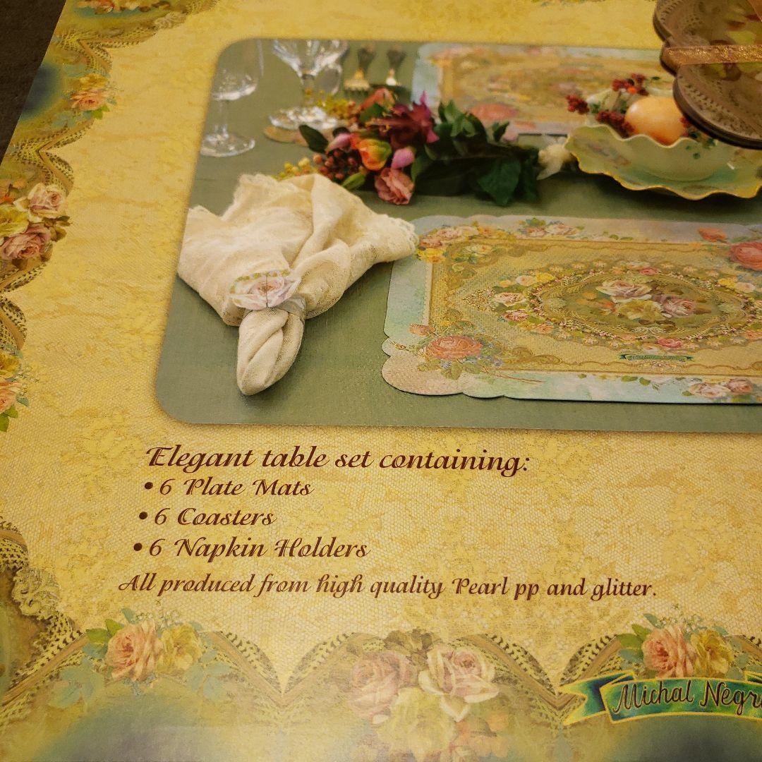 【激レア】ミハエルネグリン　テーブルセット　ランチョンマット【希少品】