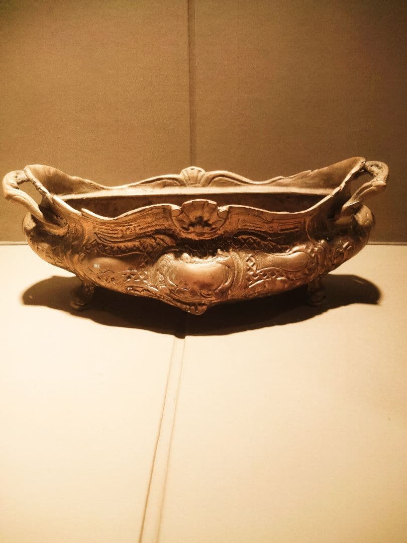 アンティーク ジャルディニエール 真鍮 オブジェ 小物入れ　圧倒的な高級感。