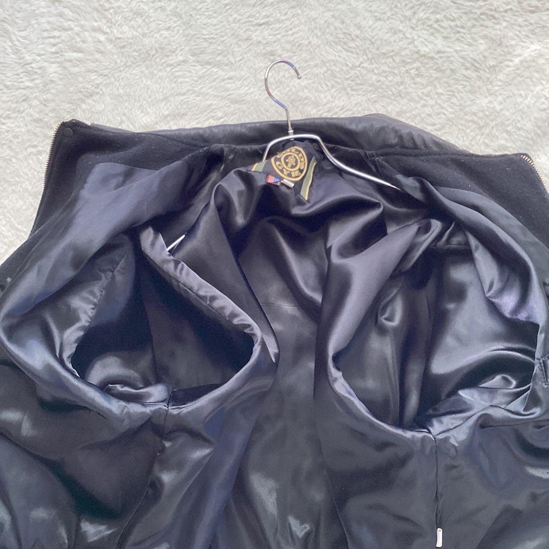 【希少】ゴールドジム スタジャン レザー切り替え USA製 XL 黒