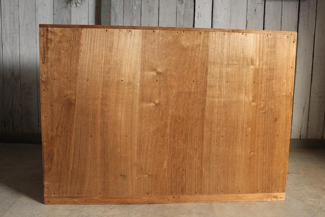 味のある前面ガラスの引き出し3段