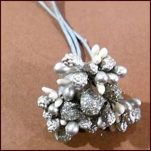 プリザーブドフラワー花材 白銀