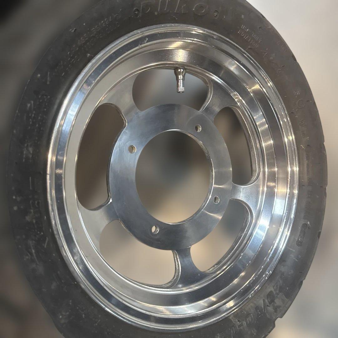 じ*丸様 ジャイロキャノピー　2スト フロントアルミ　12インチ　DURO