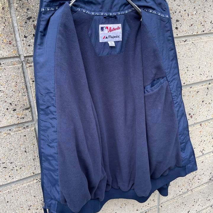 Majestic × MIL.ブルワーズ XLサイズ フリース裏地 スタジャン