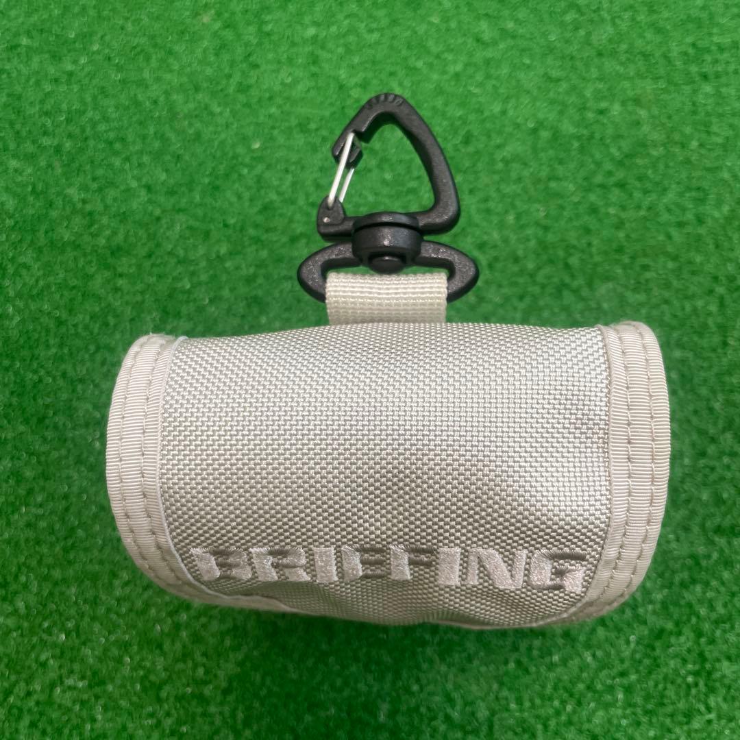 BRIEFING グレー ナイロンポーチ