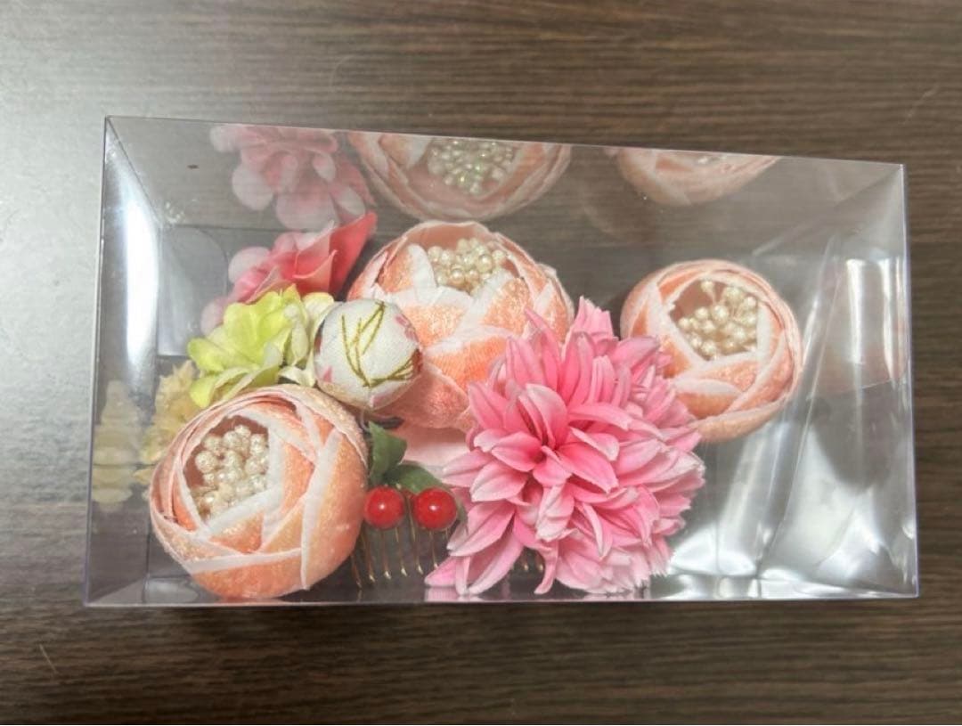 七五三　髪飾り　着物7歳　フルセット　パステル　かわいい