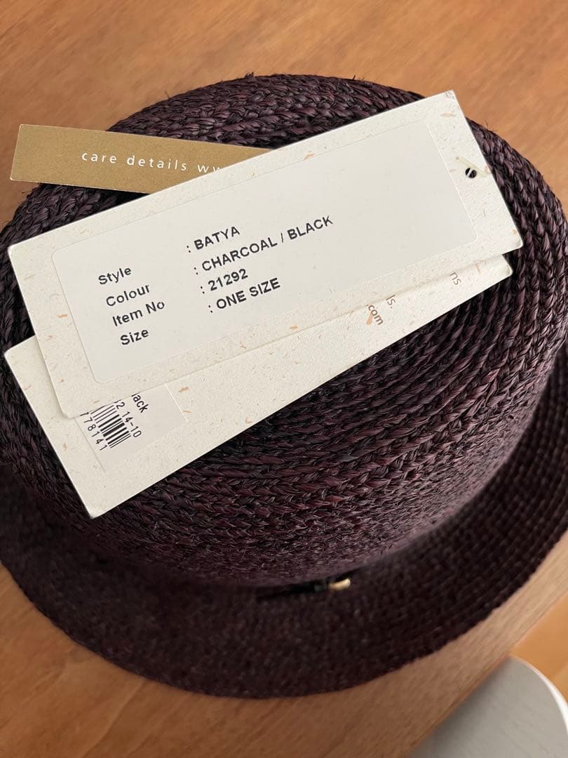 美品♡ヘレンカミンスキーラフィアハットBATYA