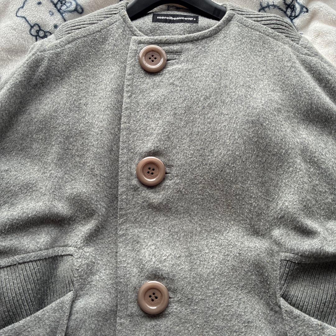 メルシーボークー　ノーカラーコート