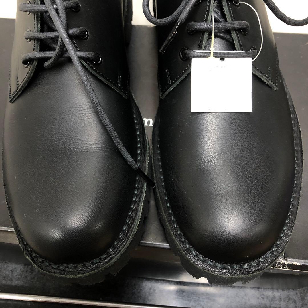 ヨージヤマモト　y's for men ブラックレザープレーントゥ　未使用品