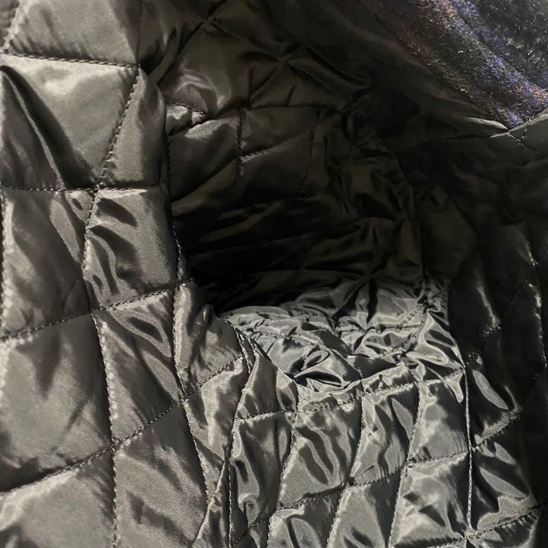 Back channel Harris tweed キルティング　チェック