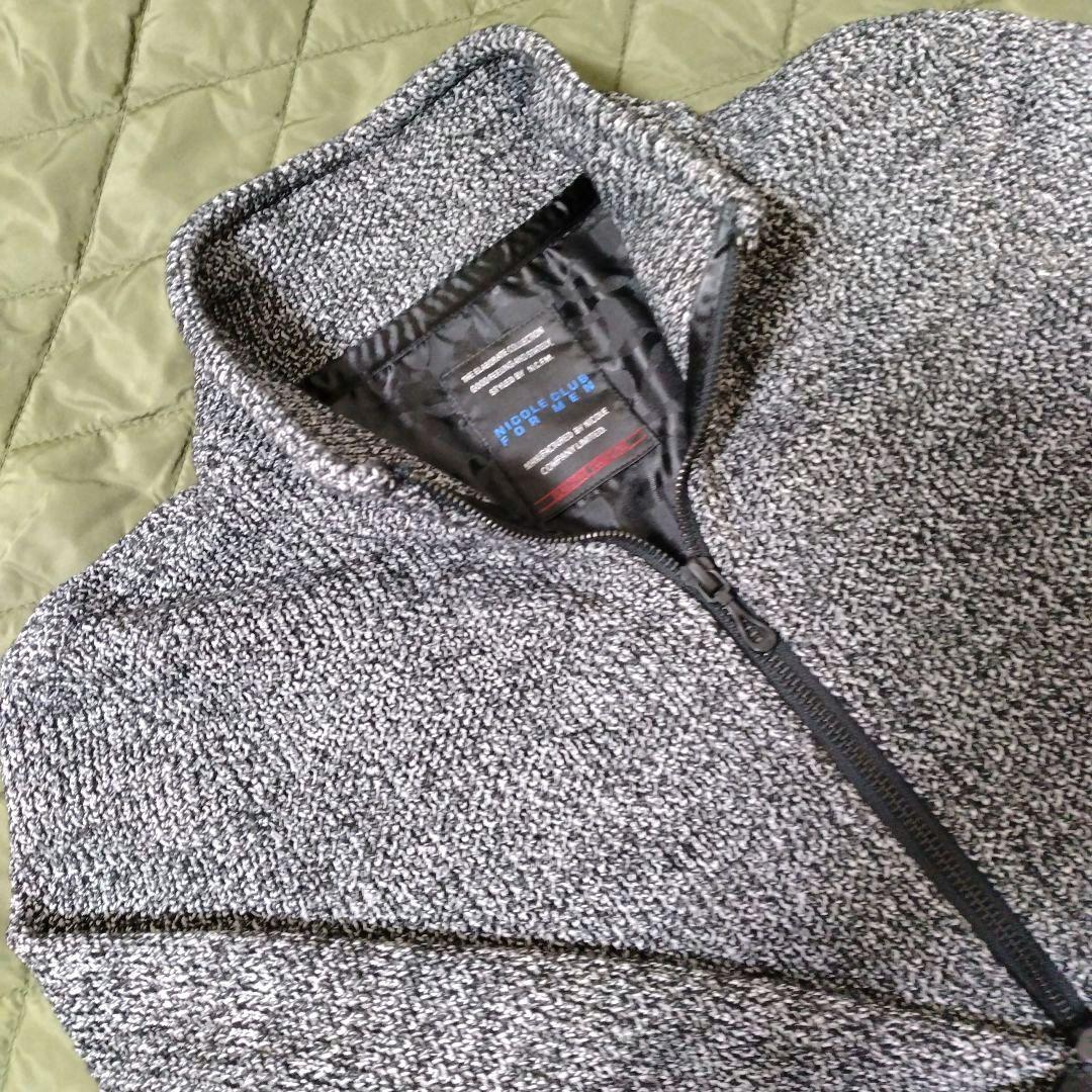 ニコルクラブフォーメン　スタンドカラージップアップジャケットブルゾン