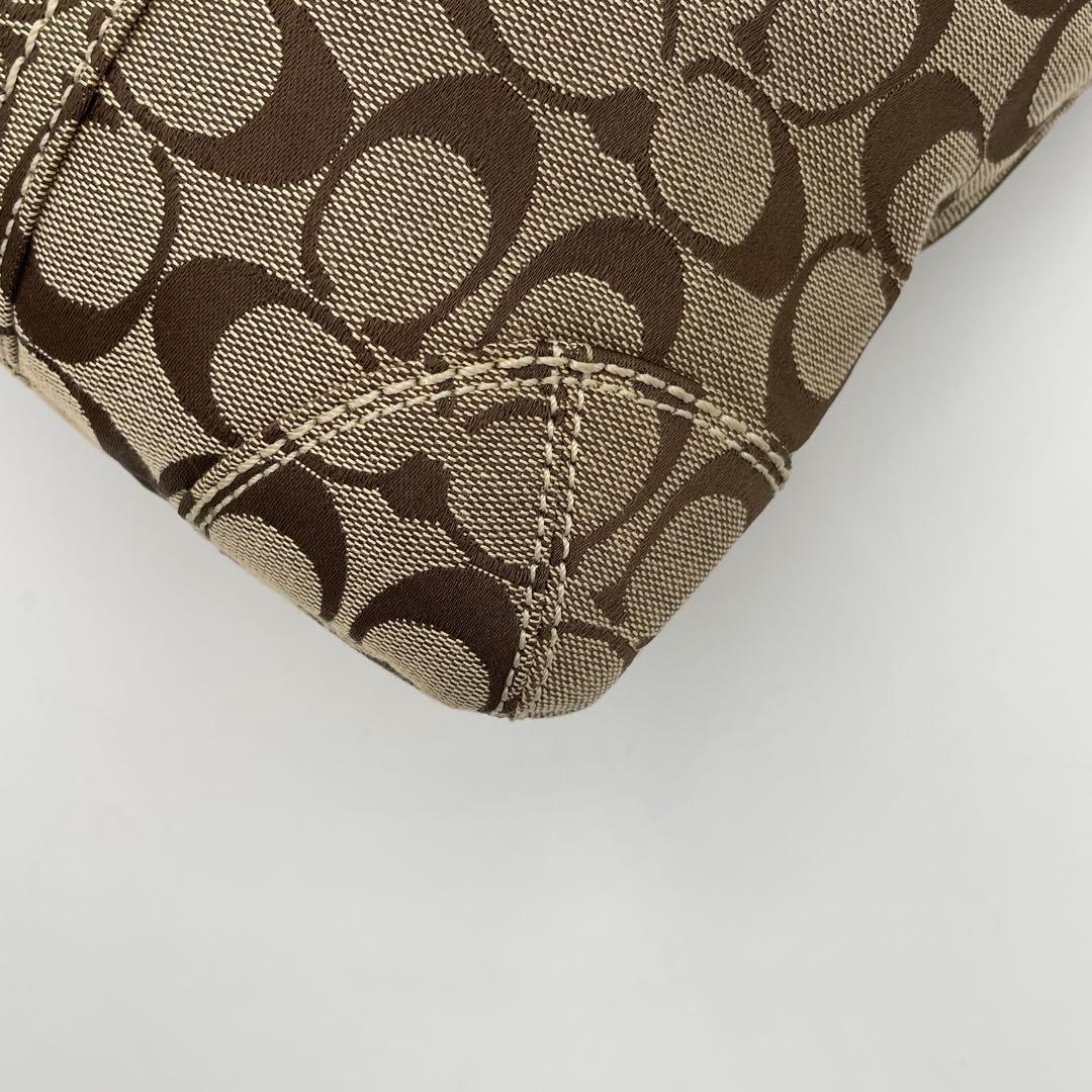 良品✨コーチ ブリーカー ショルダーバッグ キャンバス×レザー ソーホー 金具