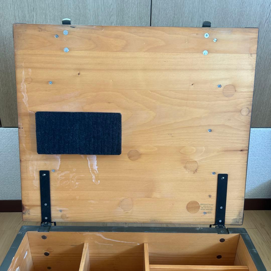 ミリタリーボックス　アウトドア　軍もの スイス軍　70年代70s