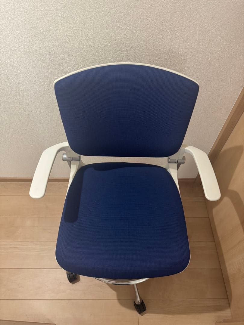 OKAMURA オカムラ デスクチェア オフィスチェア OAチェア 青 リモート