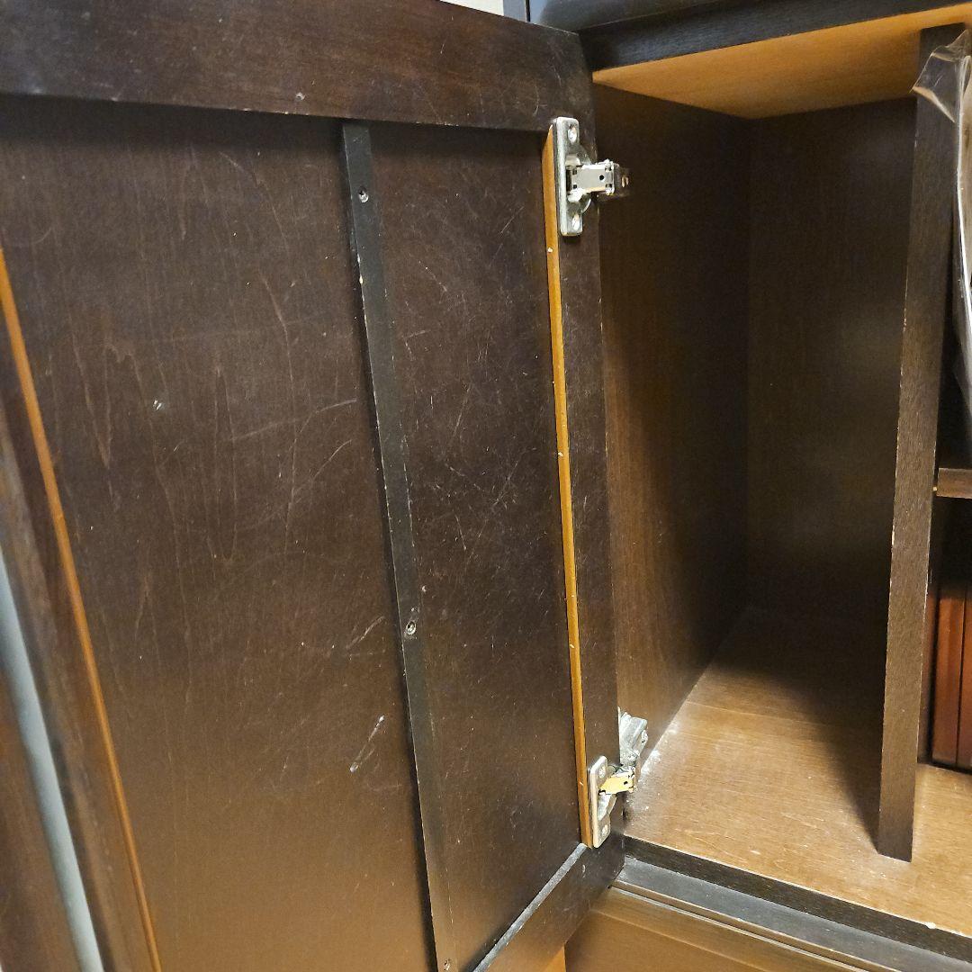 カリモク 食器棚 3枚扉