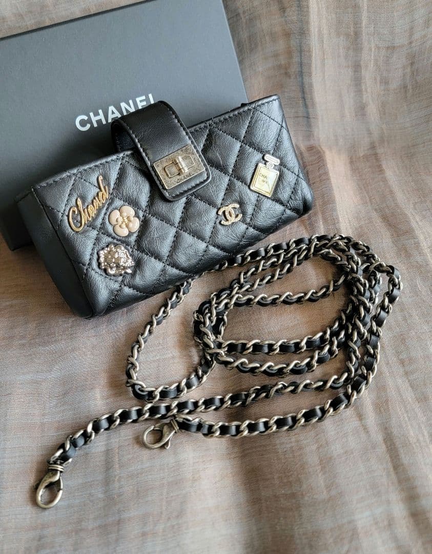 【みかん１個様】未使用 CHANEL マトラッセ ミニチェーンショルダーバッグ