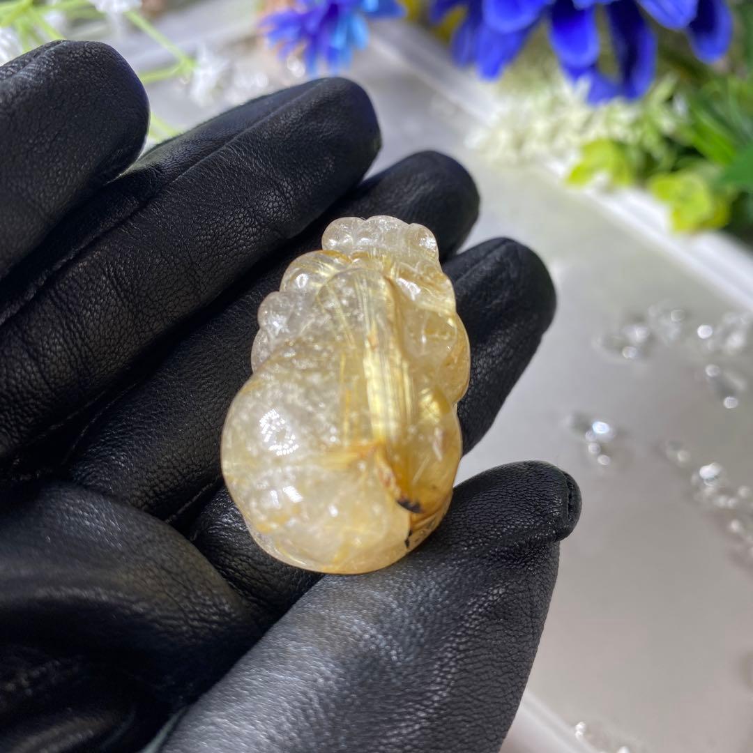 タイチンルチルクォーツ 貔貅