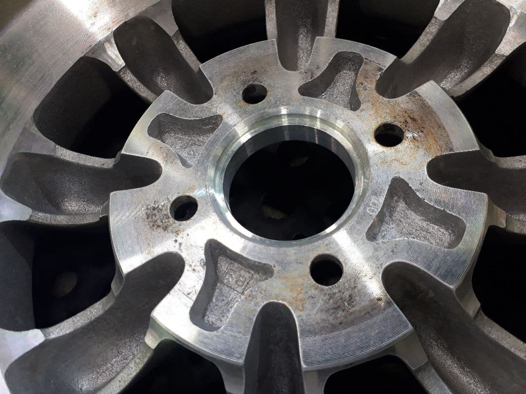 ワタナベアルミホイール4穴100SSRハヤシレイズロードスターナベツラ