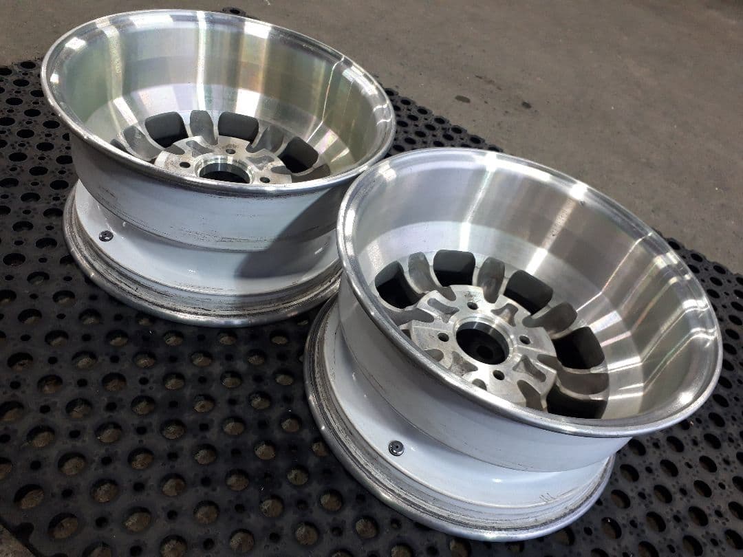 ワタナベアルミホイール4穴100SSRハヤシレイズロードスターナベツラ