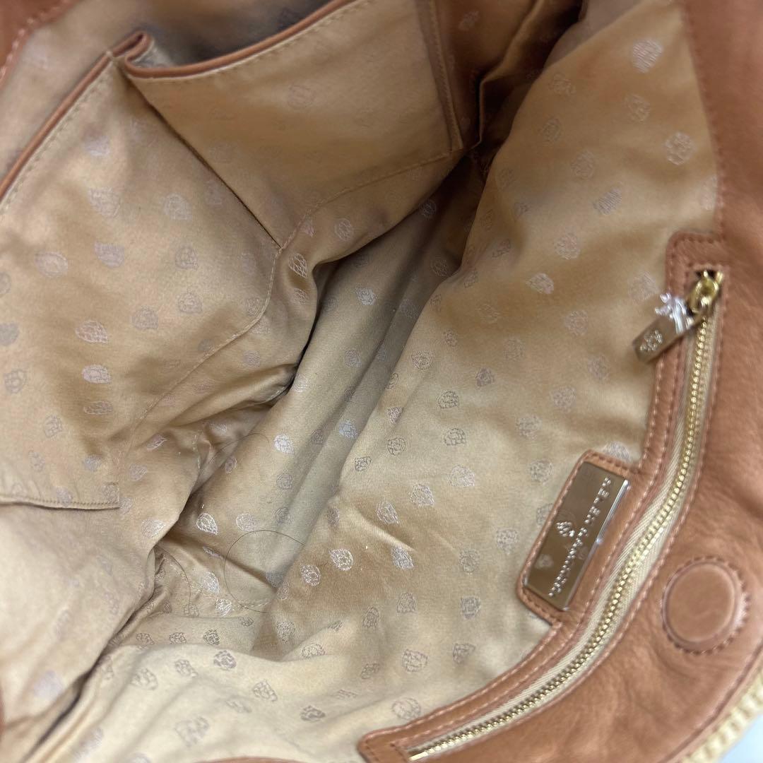 【美品】 ヘレンカミンスキー ラフィア カゴバッグ チャーム　トートバッグ　金具