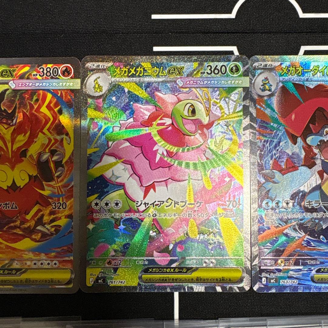 スタートデッキ100 101番 メガメガニウム メガエンブオー　メガオーダイル