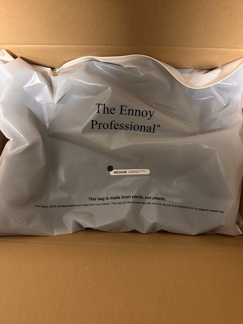 トップス ENNOY PROFESSIONAL FLEECE VEST NAVY M