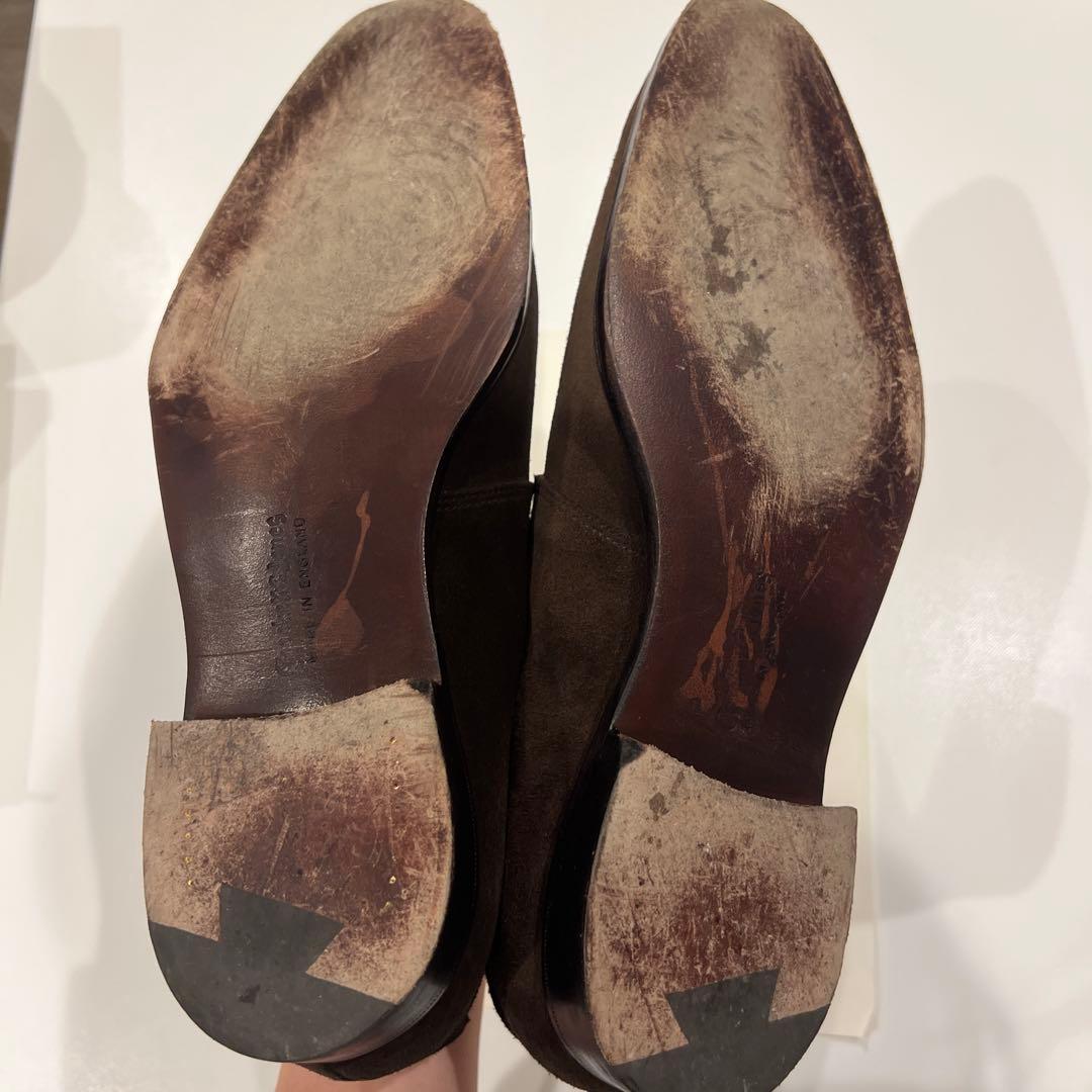 【近日削除】Crockett&Jones スエード シングルモンクストラップ