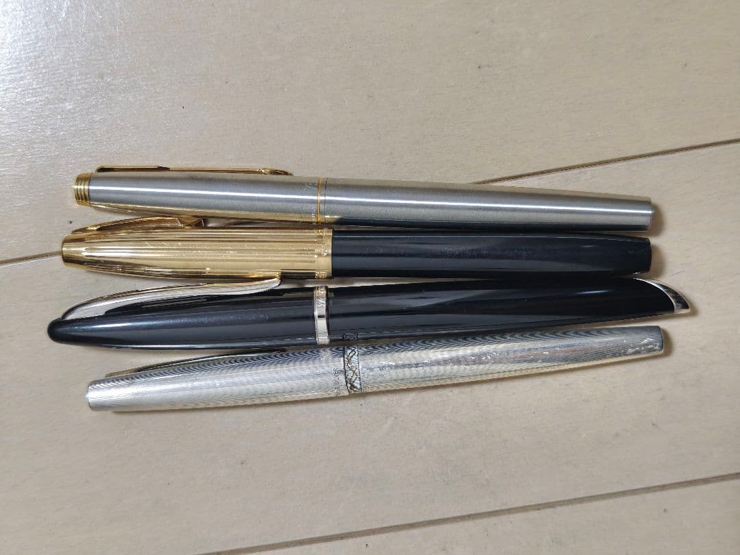 万年筆 4本まとめ 14k,18k Pilot Parkerなど