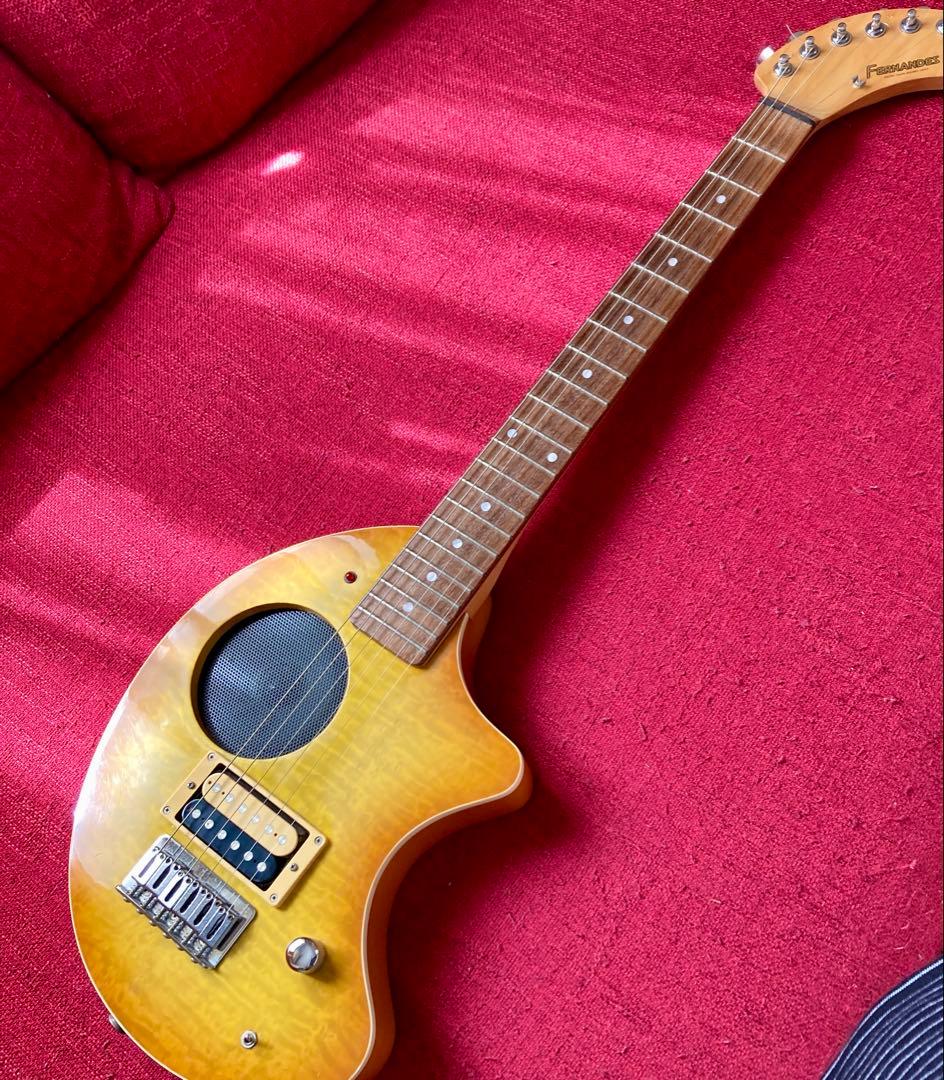 FERNANDES zo-3ギター イエロー虎目 gotohペグ