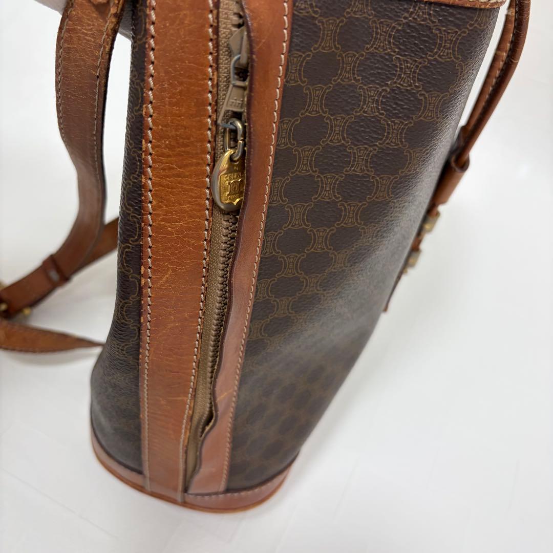 CELINE セリーヌ　ショルダーバッグ　巾着　マカダム