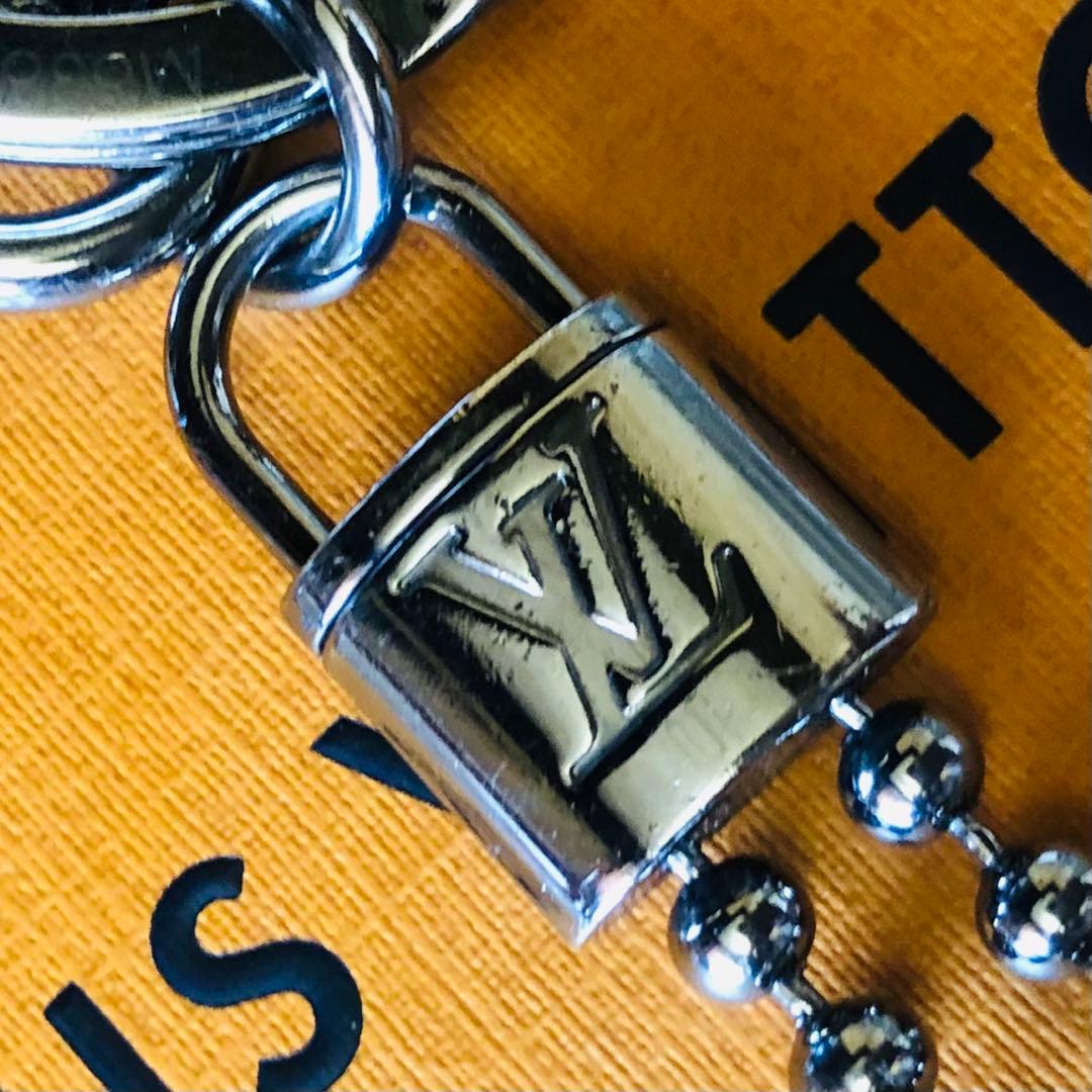 LOUIS VUITTON ポルトクレ タブ モノグラムID キーホルダー極美