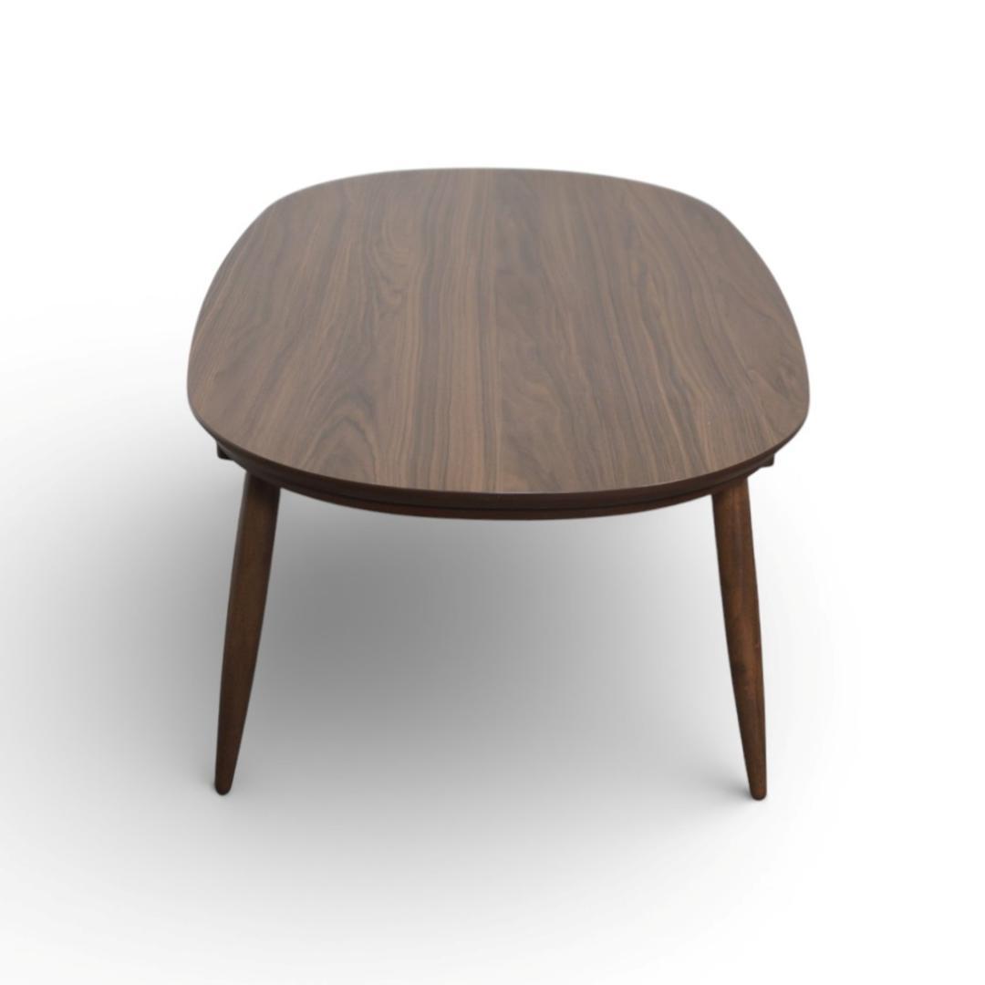 【新品・訳あり】北欧風 楕円形こたつ 100cm×60cm ブラウン 省エネ