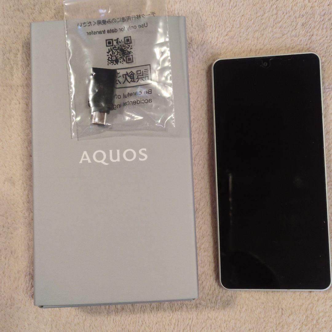 SHARP AQUOS sense6 シルバー スマートフォン本体