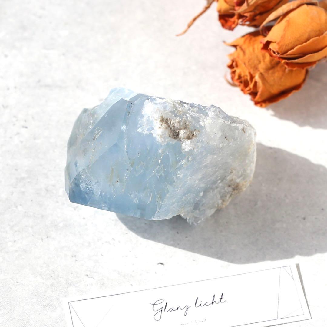 ミニ セレスタイト クラスター天青石 天使の石 鉱物 天然石 安眠 癒し