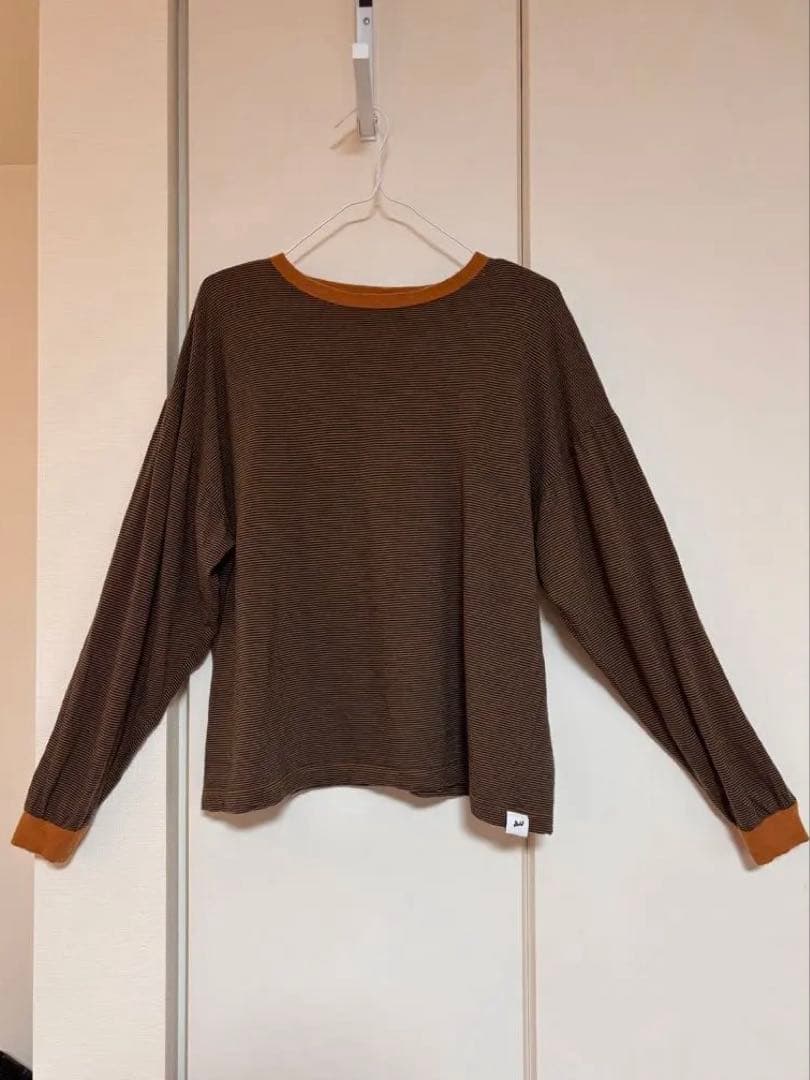 ONC MERINO× NO magazine wool Tシャツ　4 ボーダー
