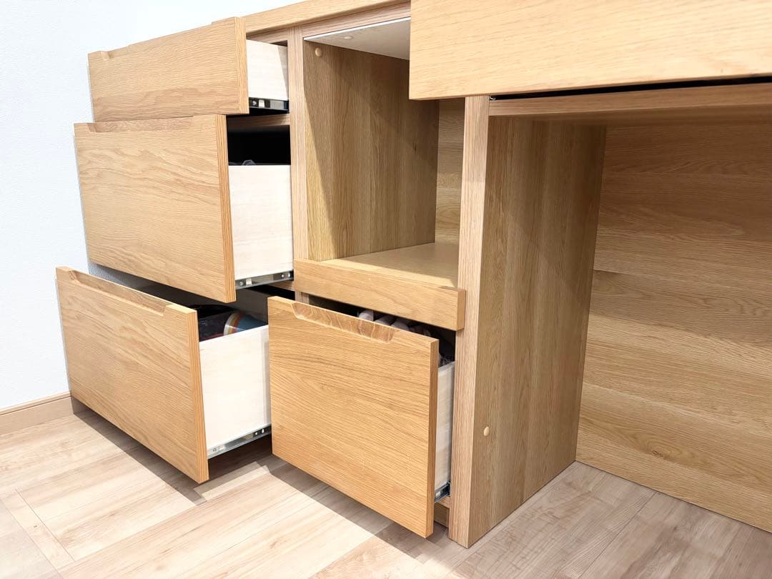 unico LOM カップボード　キッチン収納　w1600