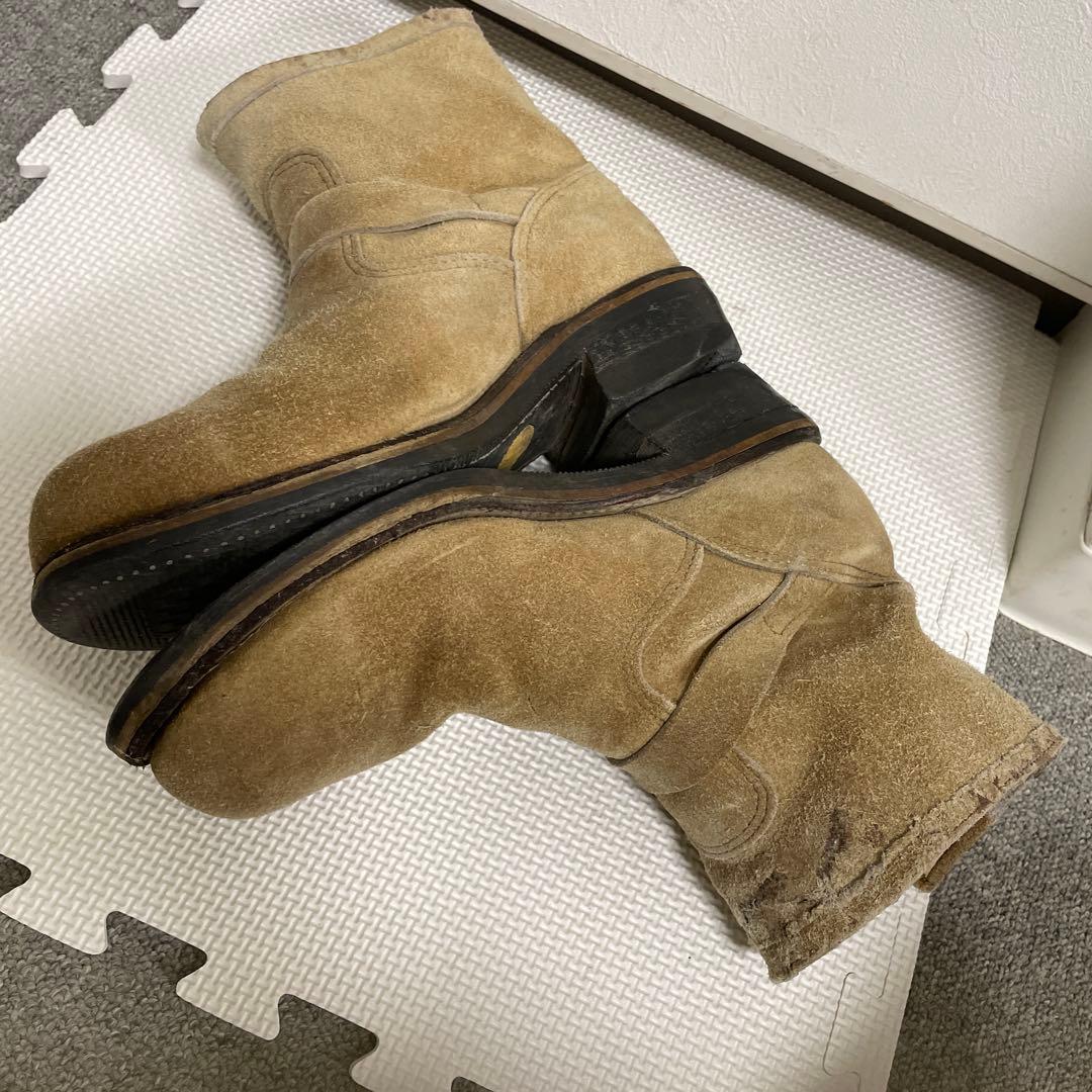 Chippewa ベージュ エンジニアブーツ